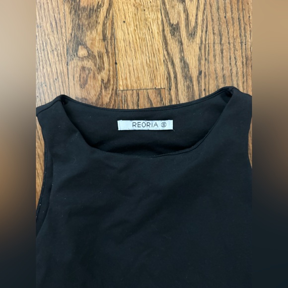 High neck tank bodysuit with thong back black. Like new size small! - Picture 2 of 4